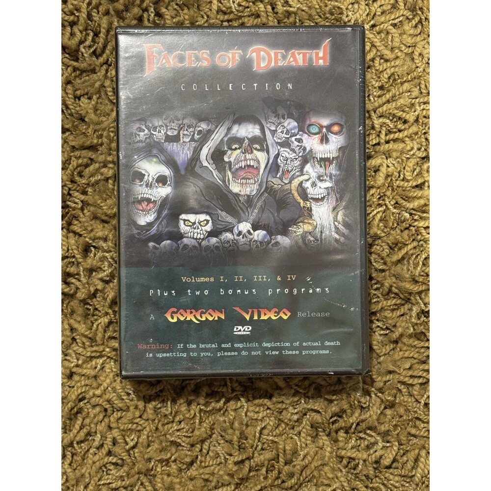 Rare faces death collection dvd Volume. 1 , 2 , 3 , & 4 Plus Bonuses NEW UNOPEN - Picture 1 of 2